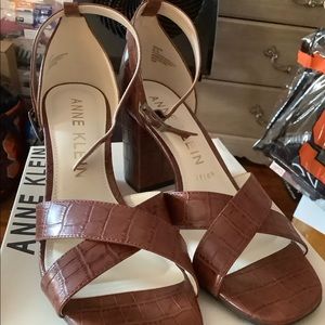 Anne Klein Akmora Cognac Heels